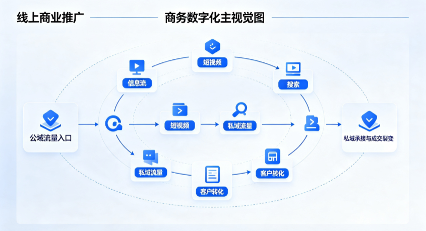 芒康县线上商业推广怎么做？全域流量闭环搭建与低成本转化实战指南